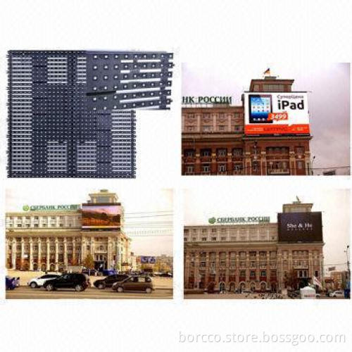 Outdoor Advertising LED Curtain Screen with 18.75mm Pixel Pitch